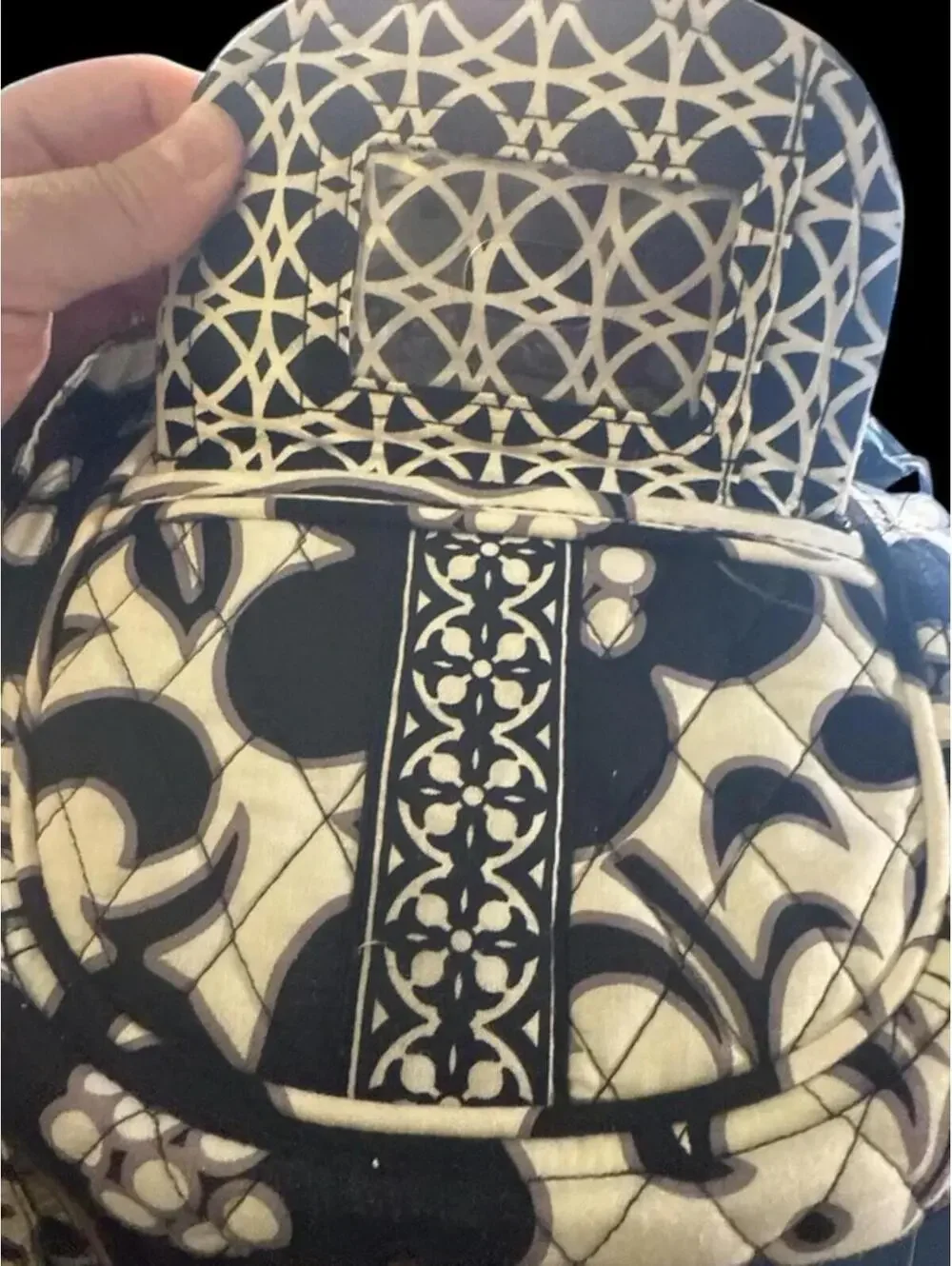 Vera Bradley Day and Night Pattern Cross Body Bag Purse 7.5